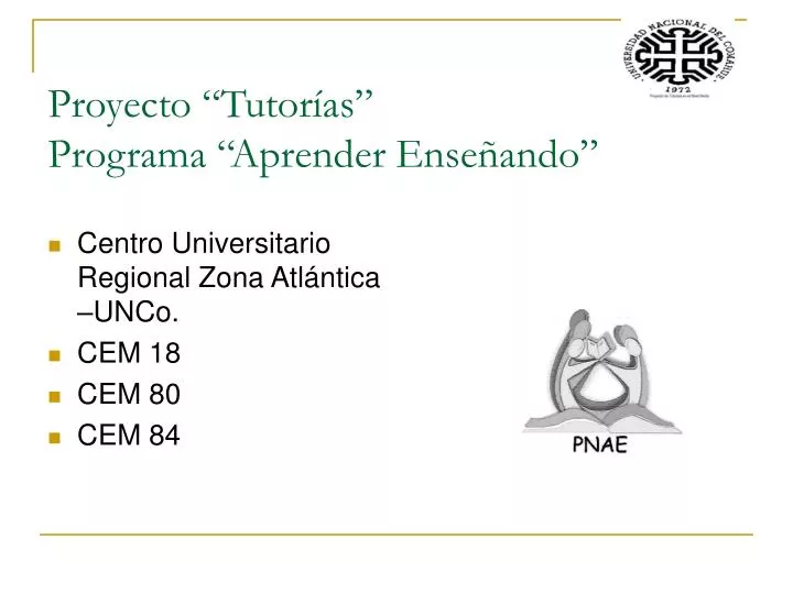 proyecto tutor as programa aprender ense ando