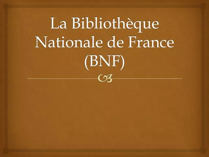 la biblioth que nationale de france bnf