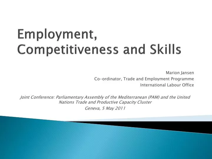 employment competitiveness and skills