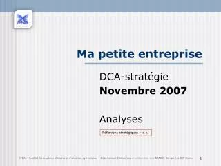 ma petite entreprise