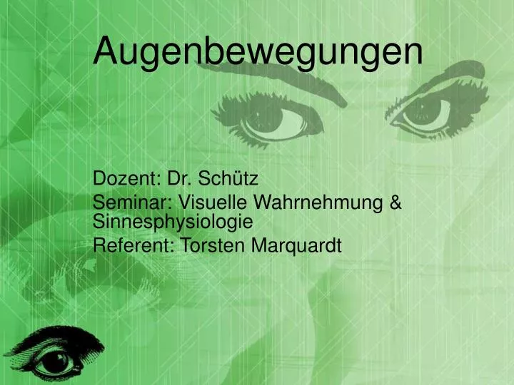 augenbewegungen