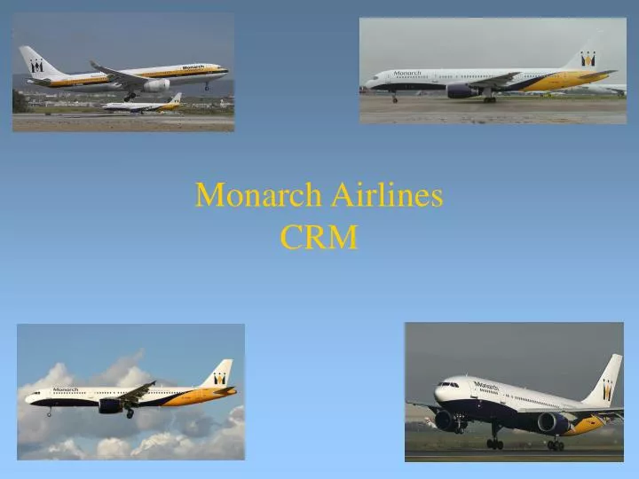 monarch airlines crm