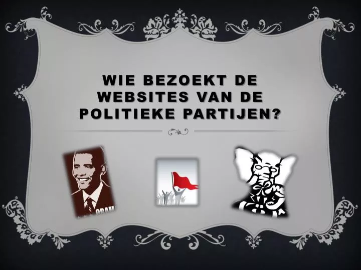wie bezoekt de websites van de politieke partijen