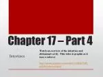 Chapter 17 – Part 4 - slide 1