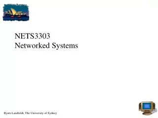 NETS3303 Networked Systems
