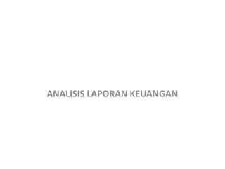 analisis laporan keuangan