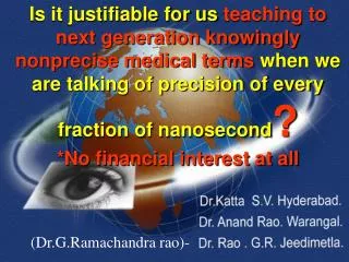 (Dr.G.Ramachandra rao)-