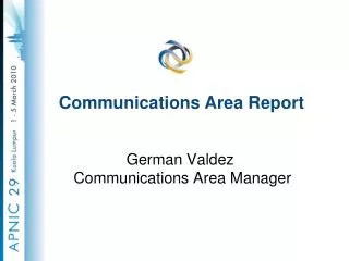 German Valdez Communications Area Manager