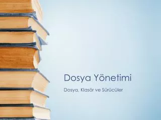 dosya y netimi