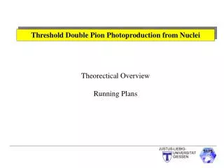 Threshold Double Pion Photoproduction from Nuclei