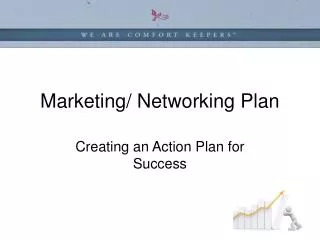 Marketing/ Networking Plan