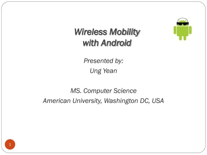 wireless mobility with android