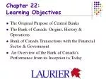 Understanding the Bank of Canada: History and Operations - slide 1
