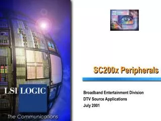 SC200x Peripherals