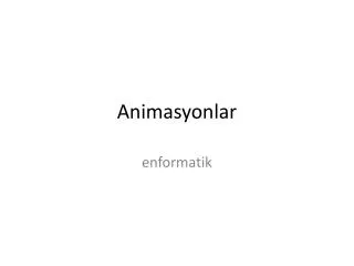 animasyonlar