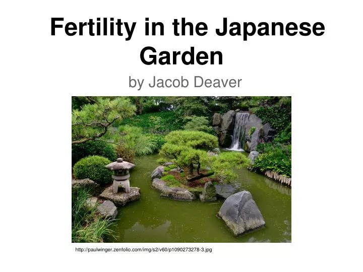 fertility in the japanese garden