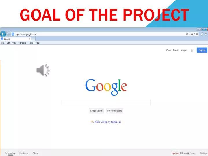 goal of the project