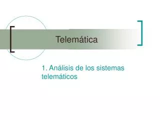 telem tica