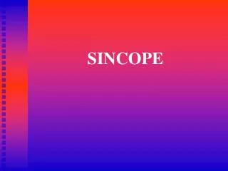 sincope