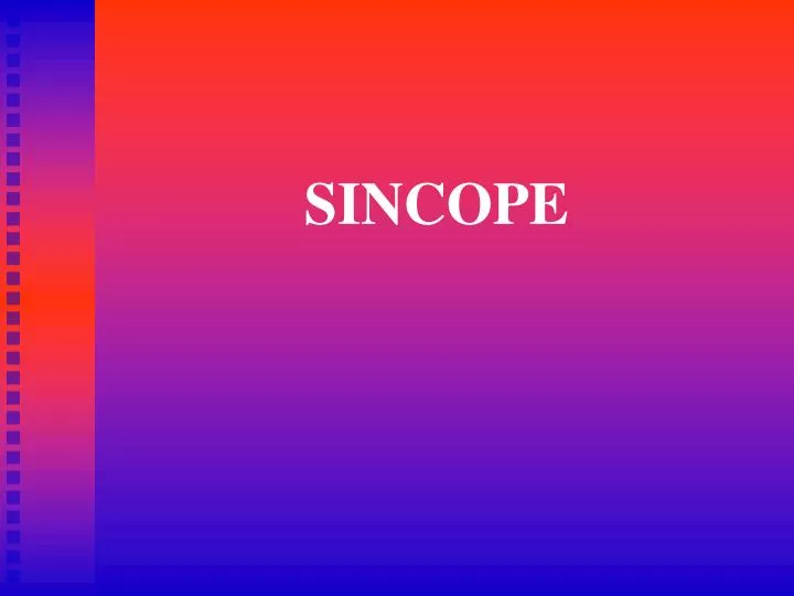 sincope