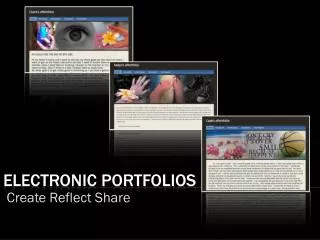 Electronic Portfolios