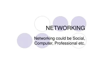networking