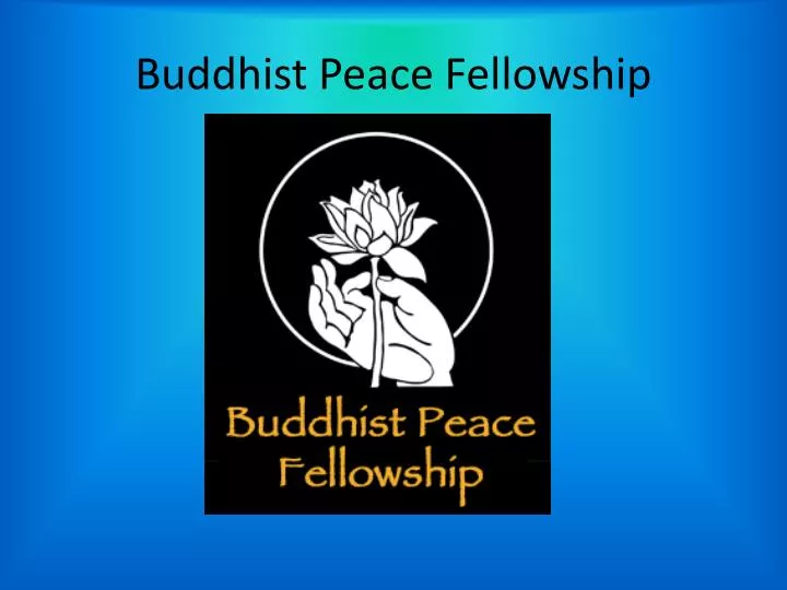 buddhist peace fellowship