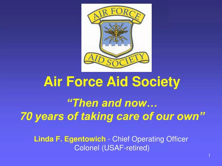 linda f egentowich chief operating officer colonel usaf retired
