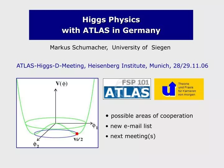 higgs physics with atlas in germany