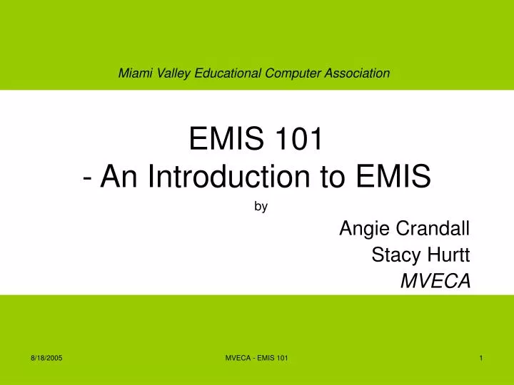 emis 101 an introduction to emis