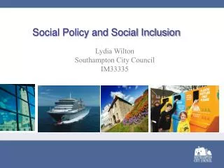 Social Policy and Social Inclusion