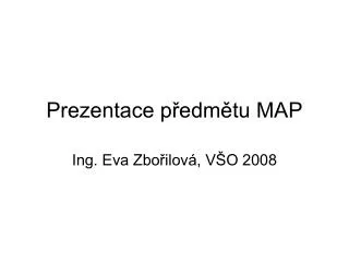 prezentace p edm tu map