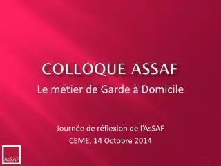 colloque assaf