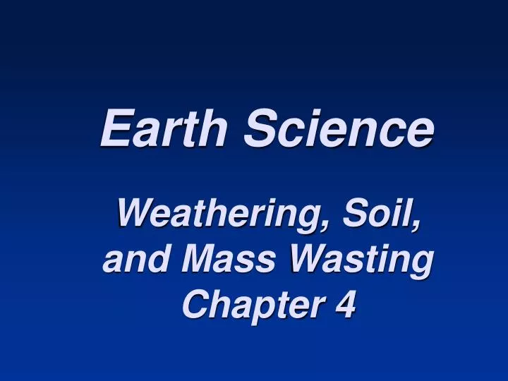 earth science