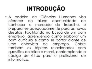 introdu o