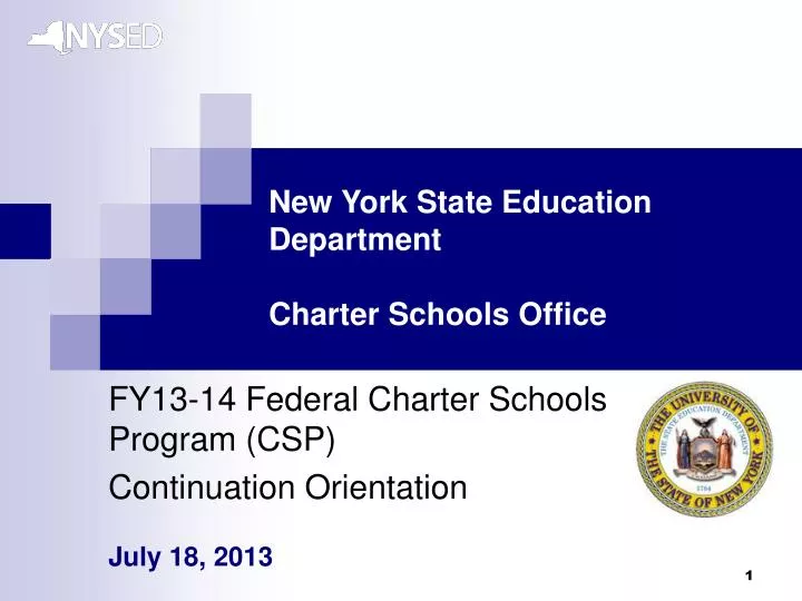 new york state education department charter schools office