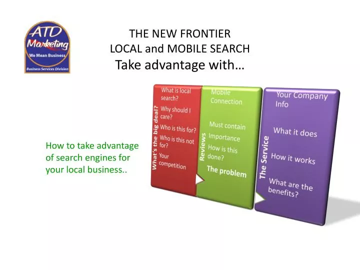 the new frontier local and mobile search take advantage with