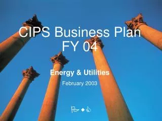 CIPS Business Plan FY 04