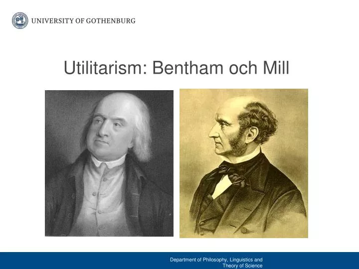 utilitarism bentham och mill