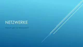 netzwerke