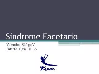 s ndrome facetario