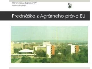 predn ka z agr rneho pr va eu