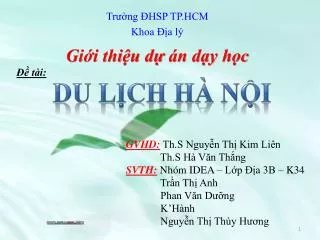 gi i thi u d n d y h c