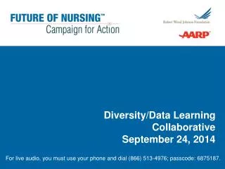 Diversity/Data Learning Collaborative September 24, 2014