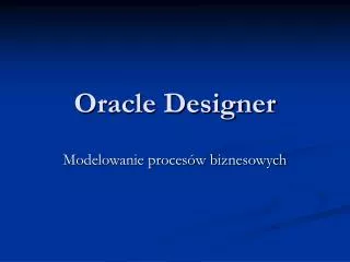 oracle designer