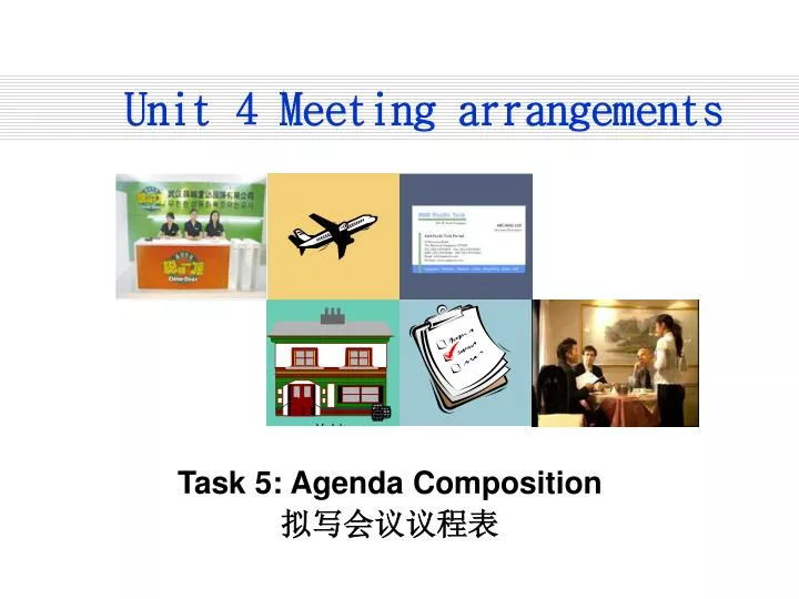 unit 4 meeting arrangements