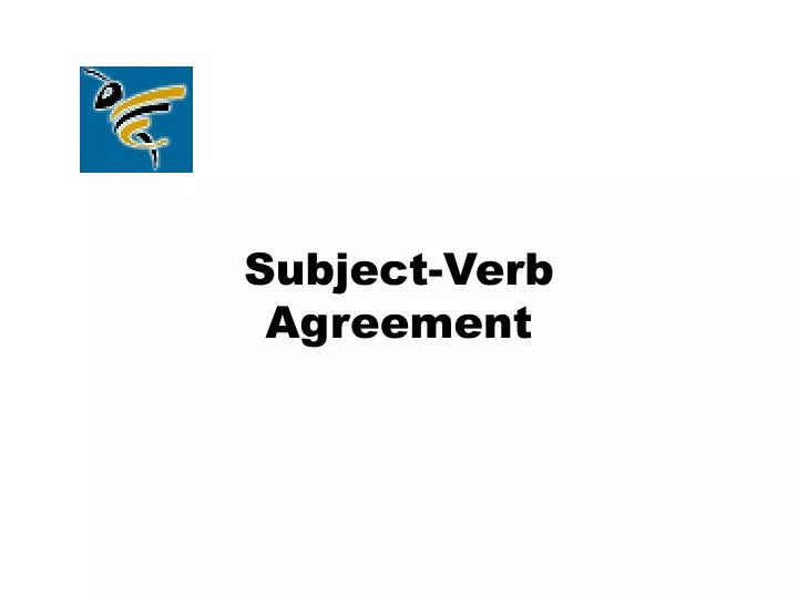 subject verb agreement