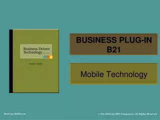 BUSINESS PLUG-IN B21