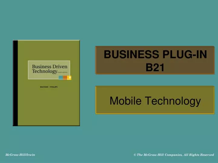 business plug in b21