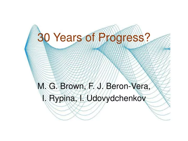 30 years of progress